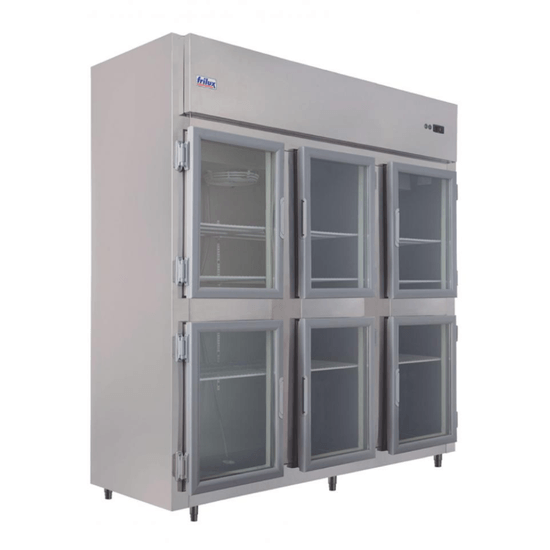 Refrigerador 6Portas Porta Vidro 1400L Rf068 Frilux - 220V